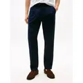 Tommy Hilfiger Chinohose HARLEM CHINO SATIN Relaxed fit, Bundfalten blau 33