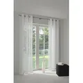 Wirth Vorhang Theresa, Ösen (1 St), halbtransparent, Store weiß 140 cm x 120 cm