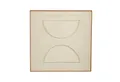 Mica Decorations Wanddekoobjekt Mica Wanddeko Beige 60x60 cm