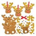 FN343 Rentier Schokoladenhalter Dekorationen  8erPack, Weihnachtsbasteleien, ...