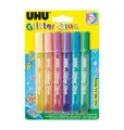 2 bis 40x UHU Glitzerkleber Glitter Glue Shiny, Inhalt: 6 x 10 ml BIS 59% RABATT