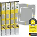 EASYmaxx Insect Protect - Teleskop-Insektenschutzgitter - weiß - 4er-Set - Weiß