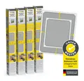EASYmaxx Insektenschutz-Fensterrahmen Insect Protect, Teleskop-Insektenschutzgitter,  weiß, (4-St), Fliegengitter Fenster, mit vormontierten Rahmen, Insektenschutz