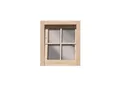 Dreh-/ Kippfenster aus Echtglas 38/40mm Gartenhausfenster