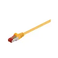 Goobay 95523 CAT 6 Patchkabel, S/FTP (PiMF), Gelb, CCA Kupfergemisch