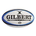 Gilbert Omega Rugby Match Ball, Blau/Schwarz, 5