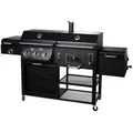 Gasgrill EL FUEGO "Arizona", schwarz, B:203cm H:127cm T:60cm, Grills, BxTxH: 203x60x127 cm