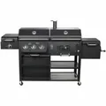 Kombigrill Gasgrill Kohlegrill Grill Grillwagen 4-in-1 "Arizona" NEU/OVP