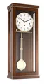 Hermle 70989-030141 Progressistische Wanduhr 1 2 Std. Schlag, Nussbaum 57cm x 22,5cm x 13 cm