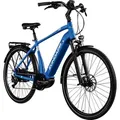 Zündapp X500 E Bike Trekkingrad 28 Zoll E Fahrrad 165 - 180 cm Pedelec Bosch - Blau