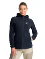 RevolutionRace Hiker Fleece Hoodie für Damen, Leichter und elastischer Fleece-Hoodie, Deep Navy, L