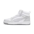 PUMA Unisex Rebound V6 Turnschuhe, Puma White Ash Gray, 39 EU