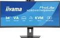 Iiyama XCB3497WQSNPH-B1 LED-Monitor EEK F (A - G) 86.4cm (34 Zoll) 3440 x 1440 Pixel 21:9 0.4 ms VA LED