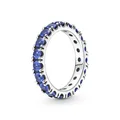 Pandora 190050C02 Ewigkeits-Ring Damen Funkelnde Reihe Blau Silber Gr. 52