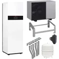 Viessmann Paket Vitocal 151-A Luft/Wasser-Wärmepumpe 5 kW AWOT-M-E-AC 151.A06 230V Monoblock mit Montagehilfe Anschluss nach oben