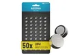 ABSINA 50x AG3 LR41 Knopfzelle 1,5V Alkaline - Knopfzellen Batterien Batterie Knopfzelle, (1,5V V, 1 St)