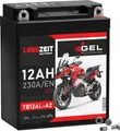 Langzeit Gel Motorradbatterie YB12AL-A2 12Ah 12V
