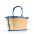 reisenthel Einkaufskorb carrybag 22l frame raffia blue BK4122