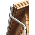 Wolff Finnhaus Aludachrundrinnenset SD bis 400 cm mit 2 Fallrohren