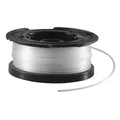 BLACK+DECKER vollautomatische Einzelfadenspule/Faden für Rasentrimmer 10 m Länge, Faden für Freischneider in 1,5 mm Fadendurchmesser) A6481