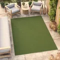 Tapiso Outdoor Teppich MONO Modern Grün Indoor/Outdoor 140 x 200 cm
