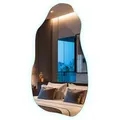 Tulup LED-Lichtspiegel Beleuchteter LED-Spiegel mit Moderne Form der zu Jedem Interieur Passt 45 cm x 90 cm