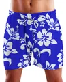 King Kameha Badeshorts Hibiscus Funky Hawaii Bade-Shorts Mesh-Einsatz Verschluss Kordelzug Mit integriertem Mesh-Innenslip für extra Komfort