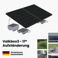ValkBox3 PV/Balkonkraftwerk-Halterung für Flachdach & Garten - Aufständerung 17°