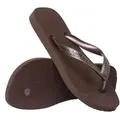 Havaianas Top Tiras Dunkelbraun not spec Gr 35/36 Damen