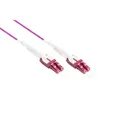 Patchkabel LWL Duplex OM4 (Multimode, 50/125) LC/LC, UNIBOOT, LSZH 0.5m