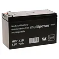 Ersatzakku (multipower) für USV APC Back-UPS ES 550 12V 7Ah (ersetzt 7,2Ah)