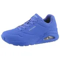 Skechers Street Uno - Stand on Air Sneaker Freizeitschuh, Halbschuh, Schnürschuh mit Memory Foam blau 41 EU