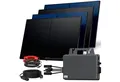SUNNIVA Balkonkraftwerk 2000W BIFAZIAL FULLBLACK komplett Steckdose, (TSUN 2000 Watt Wechselrichter, Solaranlage Komplettset, 4x 500W N-Type Glas-Glas Bifacial Solarmodule, 5m Kabel, 4x 2.5m Solarkabel)