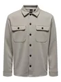 Langarmhemd "ONSNEWKODYL OVERSHIRT SWEAT NOOS", Gr. M - N-Gr, Vintage Khaki N-Gr