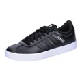 adidas Damen VL COURT SHOES, CORE BLACK/CORE BLACK/SILVER MET, 39 1/3 EU