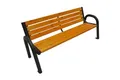 Primario Grande Gartenbank, Parkbank Holz - Gartenmöbel, Outdoor Bank mit 350kg Tragfähigkeit - Sitzbank Wetterfeste, Design Skandinavische (Primario Pinia, 150 cm - Gesamtlänge der Bank, CE)