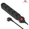 Maclean MCE185 power extension 5 AC outlet(s) Indoor Black (5x, Typ 13, 5 m) (MCE185)