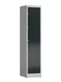XL Schließfachschrank Fächerschrank 5 Fächer 1800x400x500mm, lichtgrau/anthrazit