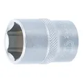 BGS Steckschlüssel-Einsatz Sechskant Antrieb Innenvierkant 12,5 mm (1/2") SW 20 mm