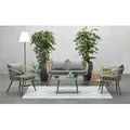 Garden Impressions FRANKLIN Alu Lounge Set Gartenmöbel Sitzgruppe grau