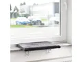 Canadian Cat Company Katzen-Hängematte Snuggly Place, anthrazit, 50x35x2cm, gepolsterte Liege - Aussichtsplattform für die Fensterbank