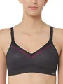 Triumph Damen Sport-BH Triaction Free Motion N EX, ohne Bügel, Gepolstert, 75E, Schwarz