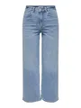 ONLY Female Jeans mit weitem Bein ONLMADISON Hohe Taille Weiter Beinschnitt Verkürzt Jeans