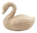 Décopatch SA192C Schwan (aus Pappmaché, Größe S, 16,5 x 8,5 x 14 cm, zu Personalisieren) 1 Stück natur