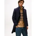 Tommy Hilfiger Wollmantel DC WOOL STAND COLLAR Regular fit blau XL (52)