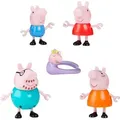 Peppa Pig Peppas fünfköpfige Familie Figurenset, Pink - Bunt