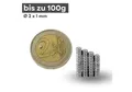 MaajeeKuto Magnet Neodym Magnet Ø2x1 mm N42 – Mini Scheibenmagnet 100 g Haftkraft (10-St)