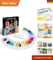Acrylfarben Set mit 24 Farben (12ml) – , Lichtecht & Schnell Trocknend
