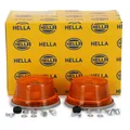 2x HELLA 2BA001259-611 Blinkleuchte für DAF FIAT FENDT IVECO MAN MERCEDES VOLVO