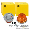 HELLA 2x BLINKLEUCHTE RUND UNIVERSAL VORNE HINTEN RECHTS LINKS SET TRAKTOR NFZ